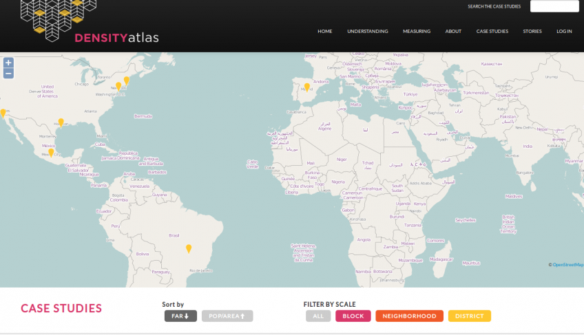 Density Atlas Archive des études de cas. Cartographie.