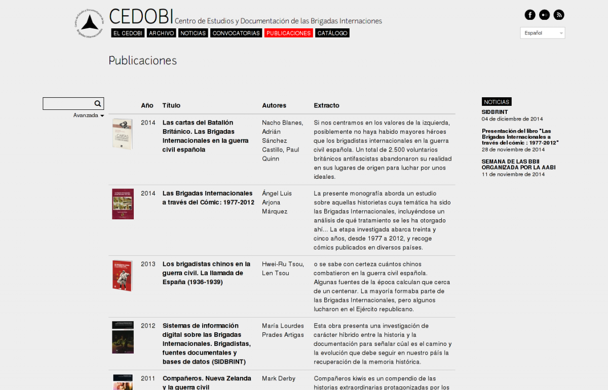 Centro de estudios y documentación de las Brigadas Internacionales