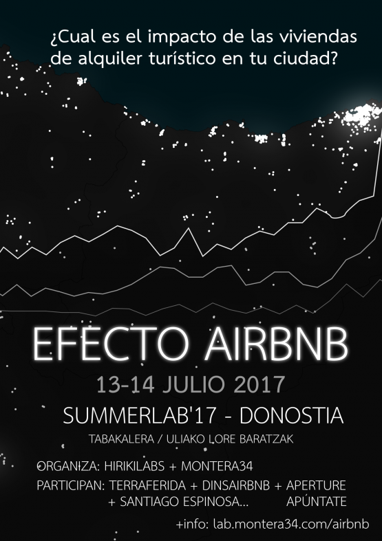 Efecto Airbnb en SUmmerlab'17. Donostia