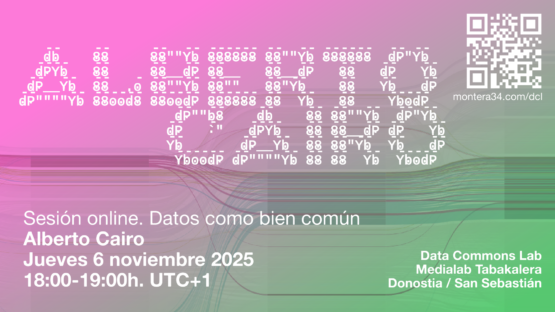 Datos como bien común #2: Alberto Cairo. Jueves 6 de noviembre 2025. 18:00h