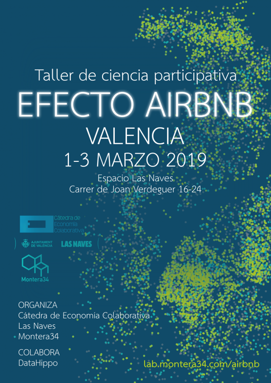 Cartel Taller Efecto Airbnb Valencia