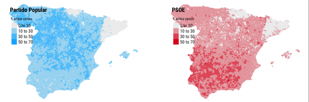 Análisis del voto por municipios de Héctor Meleiro