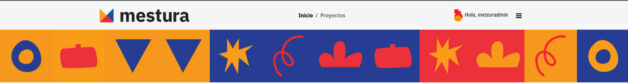 Captura de pantalla de la página de proyectos de mesturapuerto.es