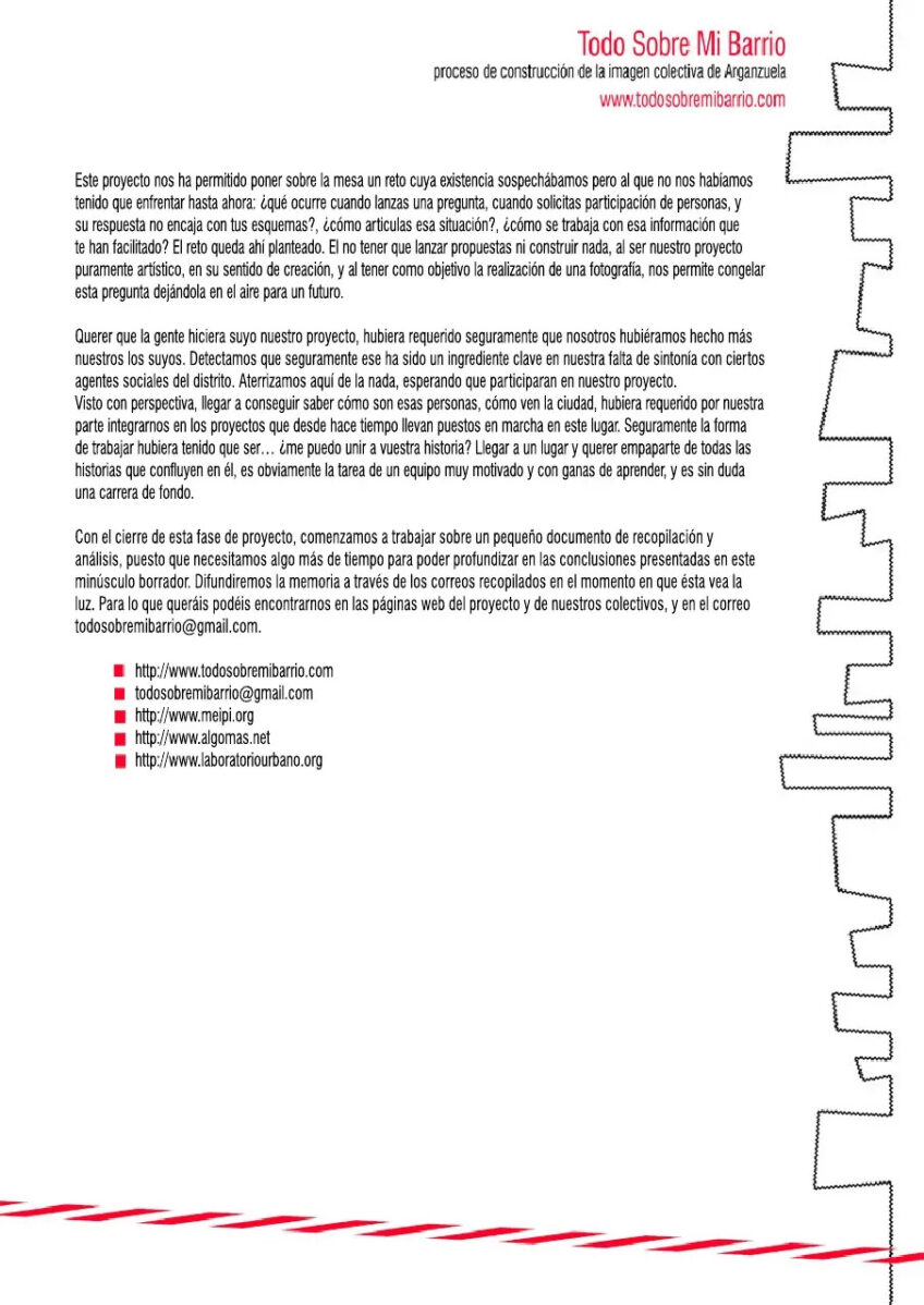Cara B del flyer de conclusiones que se distribuyó al final del proyecto.