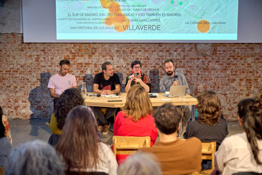 Momento del evento "La dimensión espacial de la memoria" en Matadero Intermediae, el 24 de octubre de 2025.